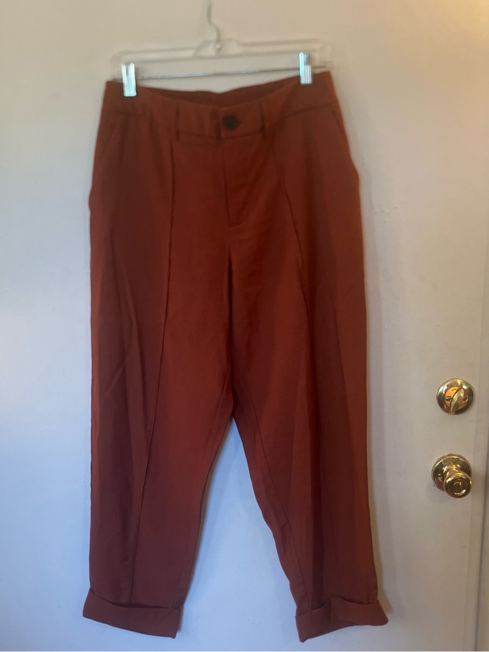 NWT A New Day women’s trousers size 10 rust colored